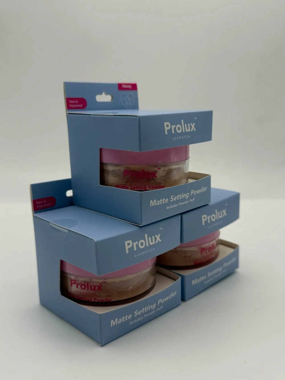 (3 Pack) Prolux Matte Setting Powder - Honey